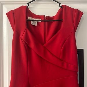 Tight red dress